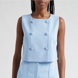 Chic Sky Blue Women's Top